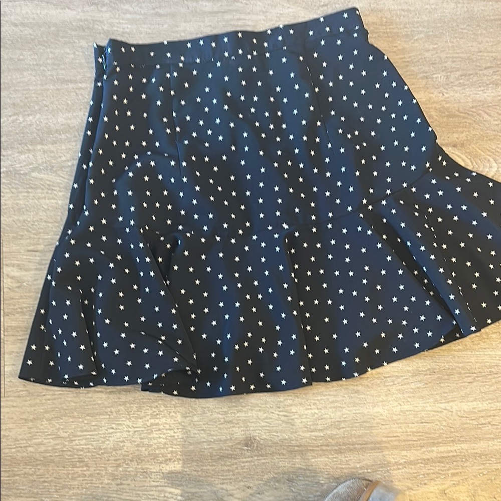 Topshop Black Mini A-line Skirt for Work